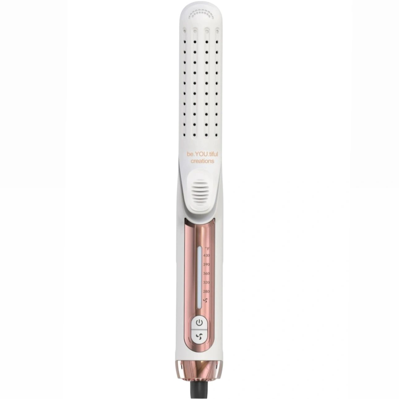 beYoutiful Creation Flat Iron in White